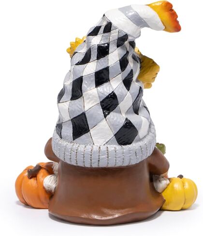 Hodao Fall Thanksgiving Pumpkin Gnome ديكورات يدوية سويدية Tomte Gnome Elf لهدايا ديكور الخريف - ديكور مركزي لحفلات عيد الشكر - هدية الخريف لطاولة العشاء وعرض المنزل (أصفر-2) in Kuwait