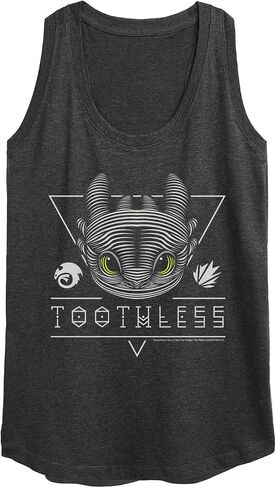 How to Train Your Dragon - Toothless Line Art - Women's Racerback Tank Top in Saudi Arabia