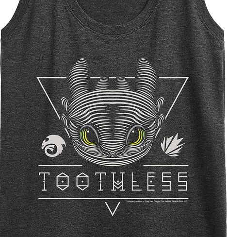 How to Train Your Dragon - Toothless Line Art - Women's Racerback Tank Top in Saudi Arabia