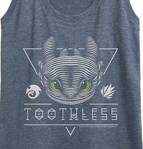 How to Train Your Dragon - Toothless Line Art - Women's Racerback Tank Top in Saudi Arabia