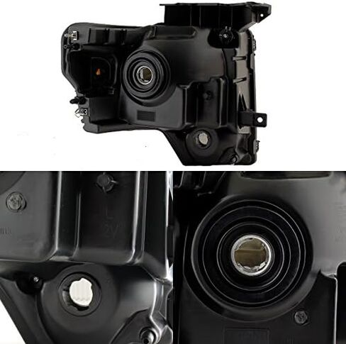 AKKON - من أجل [مجموعة العدسات المدخنة] 09-14 Ford F-150 F150 المصابيح الأمامية للشاحنة الخفيفة + مجموعة مصابيح الفرامل الخلفية LED in Saudi Arabia