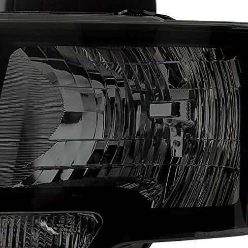 AKKON - من أجل [مجموعة العدسات المدخنة] 09-14 Ford F-150 F150 المصابيح الأمامية للشاحنة الخفيفة + مجموعة مصابيح الفرامل الخلفية LED in Saudi Arabia