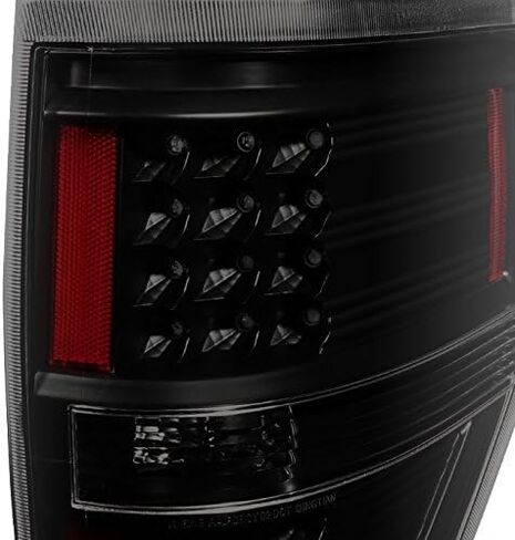 AKKON - من أجل [مجموعة العدسات المدخنة] 09-14 Ford F-150 F150 المصابيح الأمامية للشاحنة الخفيفة + مجموعة مصابيح الفرامل الخلفية LED in Saudi Arabia