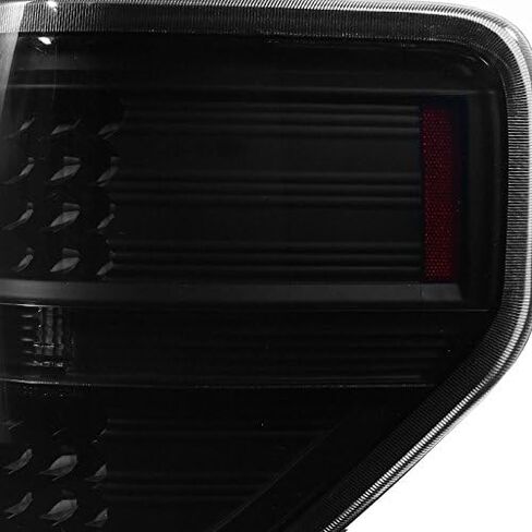 AKKON - من أجل [مجموعة العدسات المدخنة] 09-14 Ford F-150 F150 المصابيح الأمامية للشاحنة الخفيفة + مجموعة مصابيح الفرامل الخلفية LED in Saudi Arabia
