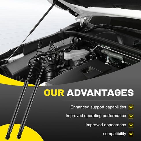 2 PCS Front Hood Lift Supports Shocks Struts Gas Spring Compatible with 2002-2010 Dodge Ram 1500 2002-2010 Dodge Ram 2500/3500, 2008-2010 Dodge Ram 4500/5500，Replaces 55276321AA SG314036 4364 in Saudi Arabia