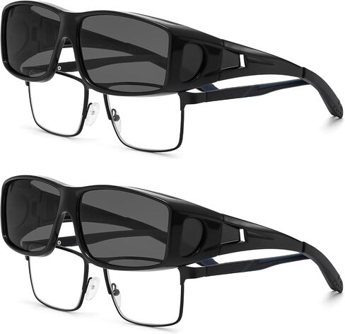 نظارات شمسية مستقطبة تناسب الرجال والنساء للقيادة مربعة الشكل حول الظلال للحماية من الأشعة فوق البنفسجية PT2006 in Kuwait