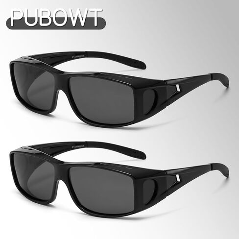 نظارات شمسية مستقطبة تناسب الرجال والنساء للقيادة مربعة الشكل حول الظلال للحماية من الأشعة فوق البنفسجية PT2006 in Kuwait