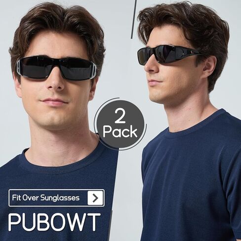 نظارات شمسية مستقطبة تناسب الرجال والنساء للقيادة مربعة الشكل حول الظلال للحماية من الأشعة فوق البنفسجية PT2006 in Kuwait