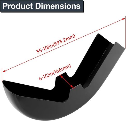 حاجز أمامي ملفوف للدراجة النارية مقاس 23 بوصة متوافق مع Harley Davidson Touring Road King Road Electra Street Glide Custom Baggers Softail Fl Style أسود in Kuwait