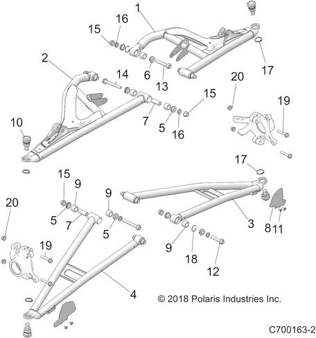 ذراع التحكم Polaris RZR، أمامي، سفلي، الجانب الأيسر، Polaris Blue Metallic، قطعة OEM الأصلية 1024383-751، الكمية 1 in Saudi Arabia
