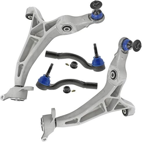 Detroit Axle - Front Lower Control Arms w/Ball Joints Outer Tie Rods Replacement for 2016-2021 Dodge Durango Jeep Grand Cherokee - 4pc Set in Saudi Arabia