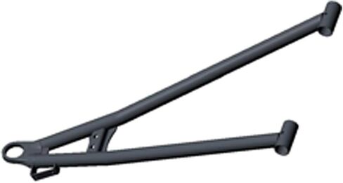 Polaris RZR Control Arm Weld, Lower, Front, Right, 64, Indy Red, Genuine OEM Part 1018827-293, Qty 1 in Saudi Arabia
