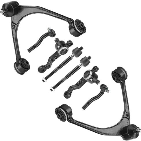 8pc Front Upper Control Arms Suspension Kit Fit for 1998-2005 Lexus GS300 1998-2000 GS400 2001-2005 GS430 with Lower Ball Joints Tie Rods in Saudi Arabia
