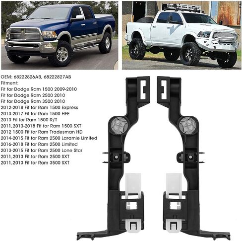 Headlight Mounting Bracket & Mount Support 2-Pack Fit for 1500 2500 3500 68222826AB 68222827AB Left Right Headlight Mount Holder in Saudi Arabia