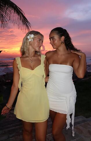 Lawrncedw Chiffon Short Homecoming Dresses for Teens Sweetheart Ruffles Mini Prom Gowns Floral Print Cocktail Dress in Saudi Arabia