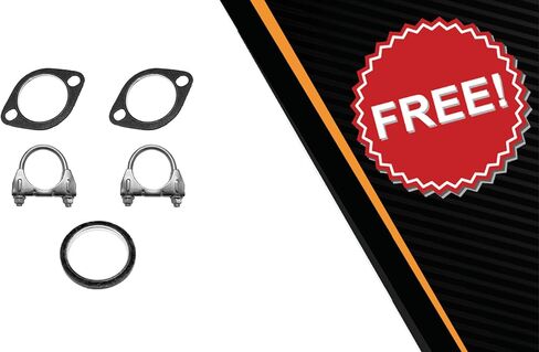 Northeastern Exhaust | Stainless Steel Resonator Y-Pipe & Pair of Muffler Exhaust System Kit Compatible for Subaru Outback 2006-2009 2.5L | Free Gaskets and Clamps Included in Saudi Arabia