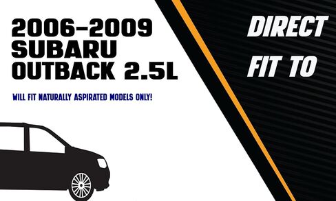 Northeastern Exhaust | Stainless Steel Resonator Y-Pipe & Pair of Muffler Exhaust System Kit Compatible for Subaru Outback 2006-2009 2.5L | Free Gaskets and Clamps Included in Saudi Arabia
