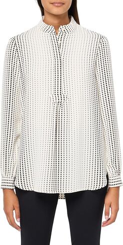 Anne Klein Womens Women's Long Sleeve Dot Print Top in Saudi Arabia