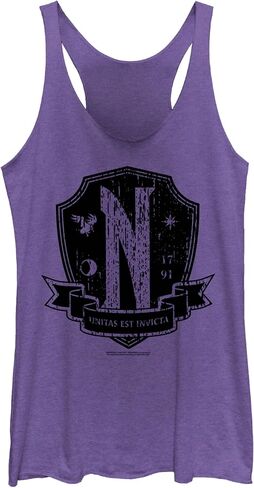قميص بدون أكمام للسيدات من Fifth Sun Wednesday Nevermore Emblem بتصميم Racerback in Saudi Arabia