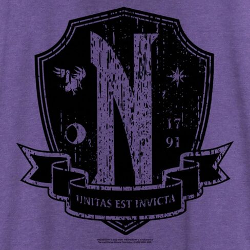 قميص بدون أكمام للسيدات من Fifth Sun Wednesday Nevermore Emblem بتصميم Racerback in Saudi Arabia