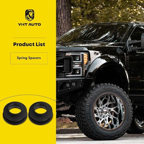 YHTAUTO طقم رفع التسوية الخلفية مقاس 2 بوصة متوافق مع سلسلة Jeep Liberty KJ 2002-2007، طقم تسوية تعليق فواصل زنبركية فولاذية مكون من 2 in Saudi Arabia