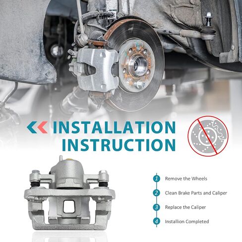 IRONTEK 19B3100 مجموعة فرجار الفرامل الخلفية اليمنى للركاب تناسب Kia [2006-2001 Optima، 05-10 Sportage]، تناسب Hyundai [06-08 Sonata، 05-09 Tucson] in Saudi Arabia