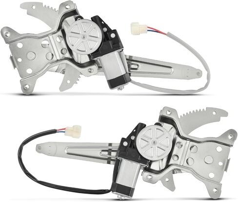 A-Premium Electric Power Window Regulator with Motor Compatible with Toyota Land Cruiser 1991-1997 & Lexus LX450 1996-1997, Rear Driver and Passenger Side, 2-PC Set in Saudi Arabia