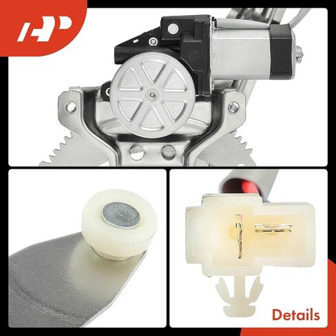 A-Premium Electric Power Window Regulator with Motor Compatible with Toyota Land Cruiser 1991-1997 & Lexus LX450 1996-1997, Rear Driver and Passenger Side, 2-PC Set in Saudi Arabia