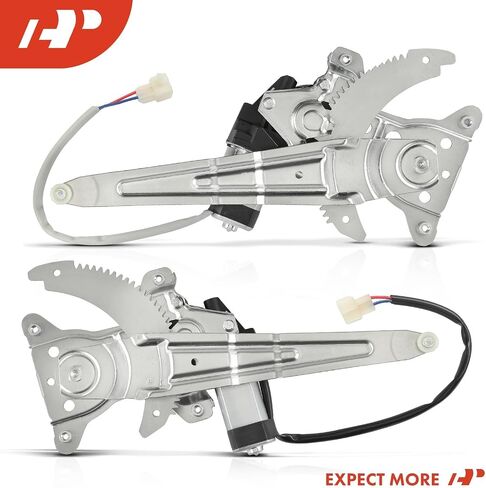 A-Premium Electric Power Window Regulator with Motor Compatible with Toyota Land Cruiser 1991-1997 & Lexus LX450 1996-1997, Rear Driver and Passenger Side, 2-PC Set in Saudi Arabia