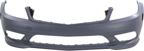Garage-Pro Front Bumper Cover for Mercedes Benz C230 2008-2009, C250 2010-2011, C300 2008-2011 AMG Styling Package, Daytime Running Lights, Without Parking Sensor Holes and Headlight Washer Holes in Saudi Arabia