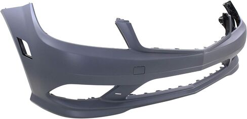 Garage-Pro Front Bumper Cover for Mercedes Benz C230 2008-2009, C250 2010-2011, C300 2008-2011 AMG Styling Package, Daytime Running Lights, Without Parking Sensor Holes and Headlight Washer Holes in Saudi Arabia