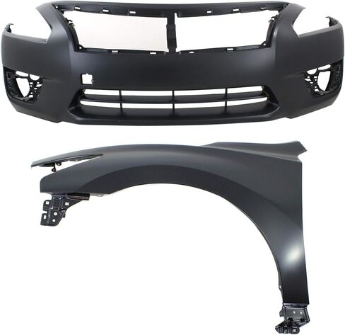 Garage-Pro Front Bumper Cover Kit For 2013-2015 Nissan Altima Accessories, Primed, Sedan in Saudi Arabia