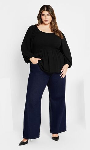 City Chic Women's Top-Poppy in Saudi Arabia