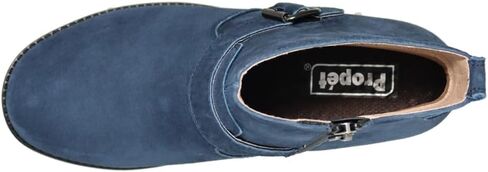 Propet Womens Memphis Zippered Casual Boots Ankle Low Heel 1-2" - Brown in Kuwait