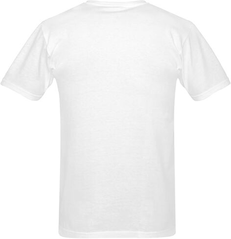 Stylish Fruit & Grapes Print Men's T-Shirt 100% Cotton Summer Casual Short Sleeve Made in USA in Saudi Arabia