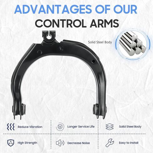 Front Suspension Control Arms for 2004-2007 Buick Rainier, 2004-2007 Chevrolet Trailblazer (EXT), 2004-2008 GMC Envoy XL XUV, 2004-2008 Isuzu Ascender, 2005-2009 Saab 9-7X (12pc Set) in Saudi Arabia