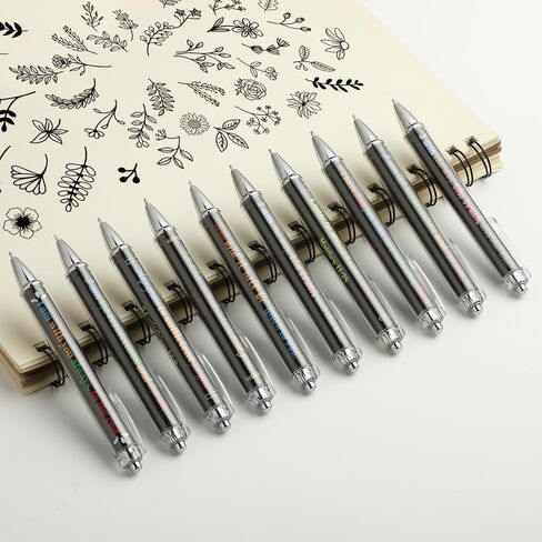 Mr. Pen- Christian Pen Set, 10 Pack, Floral Serenity, Black Ink, Bible Verse Pens, Christian Pens for Women, Bible Pens No Bleed Through, Ballpoint Pens Ballpoint, Christmas Gift in Saudi Arabia