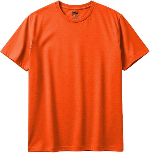 تي شيرت MV Sport Classic للرجال – تي شيرت قطن ناعم | قميص رجالي كاجوال للجنسين | تي شيرت أساسي بأكمام قصيرة للبالغين in Kuwait