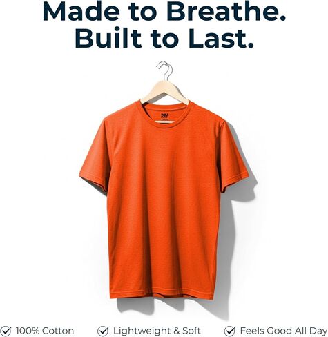 تي شيرت MV Sport Classic للرجال – تي شيرت قطن ناعم | قميص رجالي كاجوال للجنسين | تي شيرت أساسي بأكمام قصيرة للبالغين in Kuwait