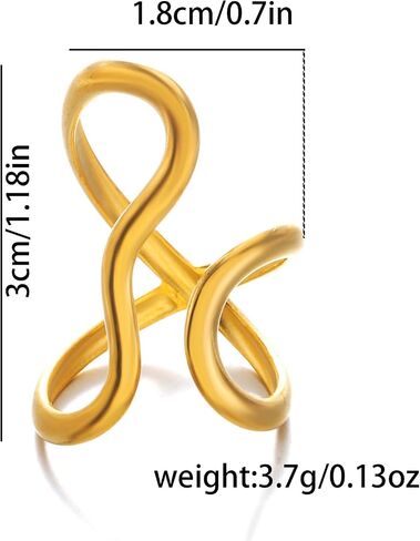 Chunky Gold Rings for Women Adjustable Flower Rings Non Tarnish 14K Gold Statement Rings Flower Jewelry for Women in Kuwait
