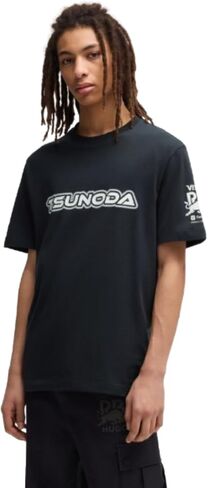 HUGO Men's Tsunoda Graphic F1 2025 Racing Bull Fan T-Shirt in Saudi Arabia