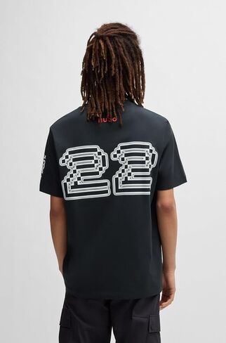HUGO Men's Tsunoda Graphic F1 2025 Racing Bull Fan T-Shirt in Saudi Arabia
