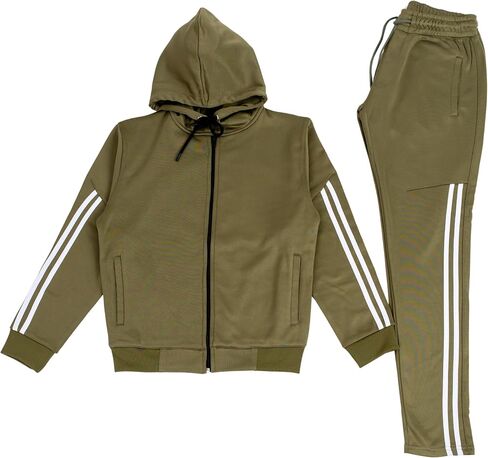 ANWA - Women's 2 Pieces Jogging Athletic Tracksuit Full-Zip Workout Glow Flex Luxe with Active Jacket and Pant in Saudi Arabia