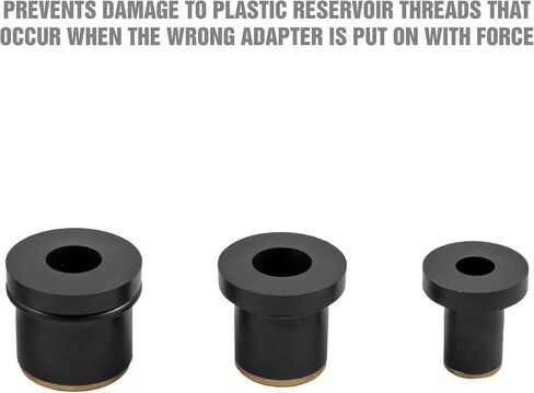 OEMTOOLS 27067 Universal Cooling System Adapter Set, Works with Auto Coolant Pressure Tester to Test Pressure in Most Vehicles, Fits Plastic Reservoirs in Saudi Arabia