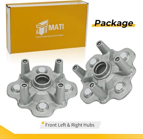 M MATI Front Left & Right Hubs for Yamaha Grizzly 350 400 450 2007-2014 W-olverine 350 450 2006-2010 Kodiak 400 450 Bruin 350 2003-2006 Big Bear 400 2007-2012 5ND-F5111-21-00 5ND-F5111-30-00 in Saudi Arabia