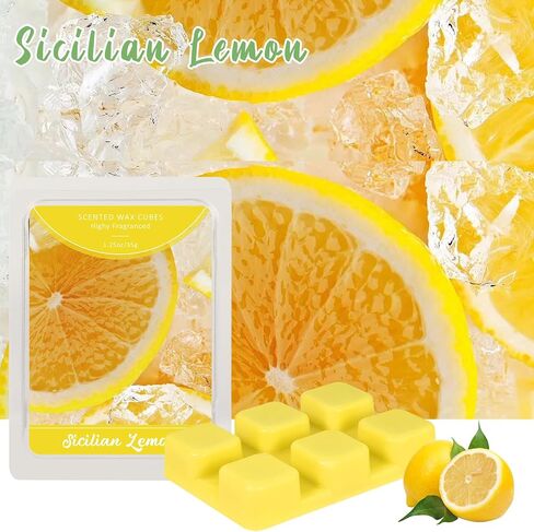 SCENTORINI Scentsy Wax Melts, Mango Scent, 4 Pack Wax Cubes, Long-Lasting, for Candle Making, Wax Warmer in Saudi Arabia