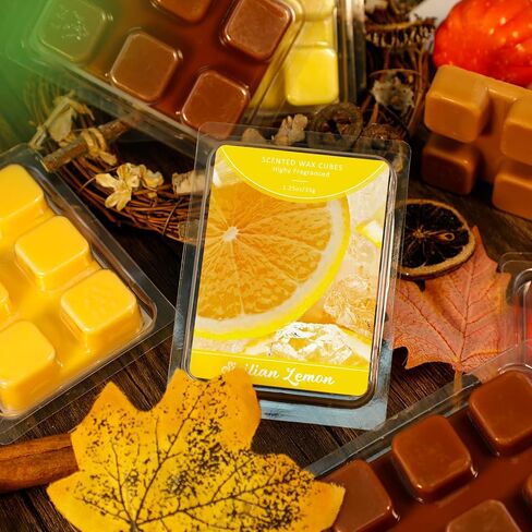 SCENTORINI Scentsy Wax Melts, Mango Scent, 4 Pack Wax Cubes, Long-Lasting, for Candle Making, Wax Warmer in Saudi Arabia