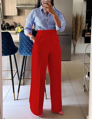 Business Casual Work Pants Dress Office Trousers Slacks with Pockets in Saudi Arabia