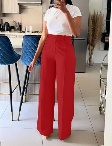 Business Casual Work Pants Dress Office Trousers Slacks with Pockets in Saudi Arabia