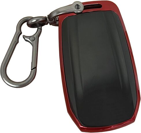 for Ram Key Fob Shell Keyless Entry Systems Fit for RAM 2500 3500 4500 5500 Smart Key Fob Cover Case (3 Buttons Black-Red) in Kuwait